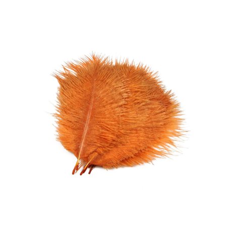Frödin SNS Ostrich Hackles - Burnt Cinnamon Brown