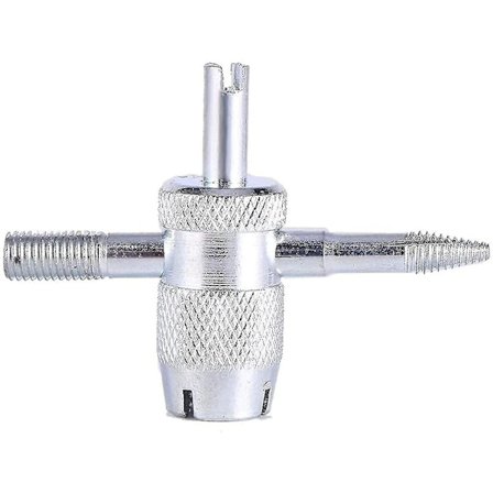 Ventilkärnavlägsningsverktyg 4 i 1 Däckventilstamsborttagningsverktyg