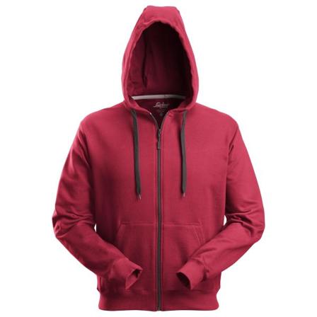 Snickers Workwear 2801 Huppari punainen, vetoketju Punainen, Vaatteet