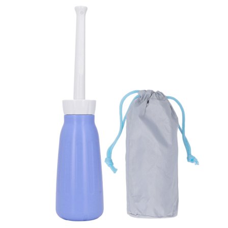 400 ml bærbar håndholdt reisebidet-sprøyte, lang rekkevidde, rask rengjøring, kraftig for kvinner, eldre, inkluderer oppbevaringspose