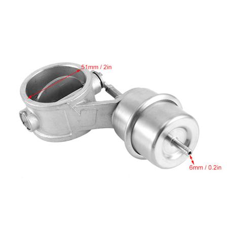 2 tommer 51mm Universal Åben Stil Vakuum Aktuator Udstødningskontrolventil Luftventil Udløb Passer til Ford