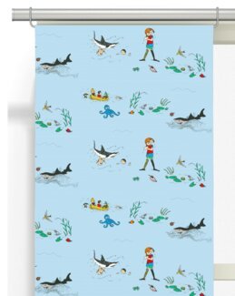 Panellengde Pippi i Sydhavet 2-pk Blå