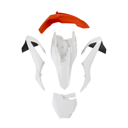 Kit Plastiche Rtech Bianco-Arancio - KTM 65 SX 2016-2022