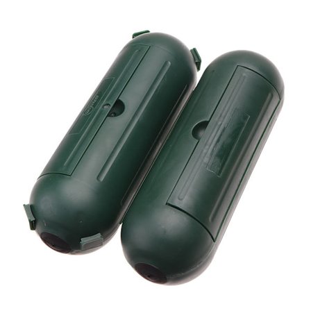 IP54 2-delt forlængerledning til haven, grøn