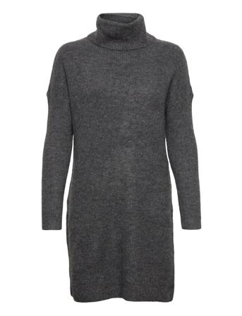 Onljana L/S Cowlnck Dress Wool Knt Dresses Knitted Dresses Grå ONLY