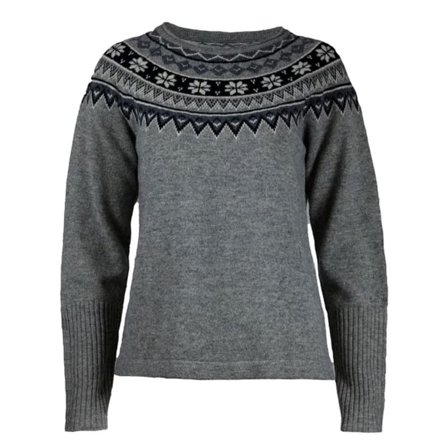 Skhoop Women ́s Scandinavian Sweater Women long-sleeved sweaters Grey XS