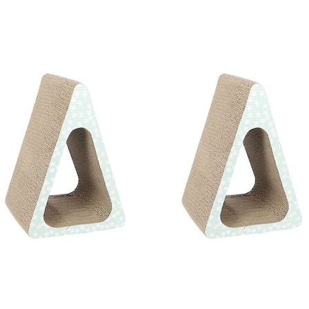 2x Kattegræs Kattekløser Kitten Scratch Pad Scraper Kitten Kattekløser Dyretilbehør Bold Legetøj