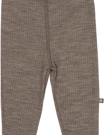 Smallstuff Legging, Nature Drop Needle, Merino Wool Brun