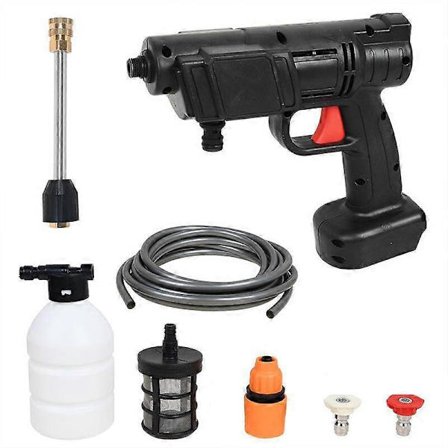Ledningsfri Højtryksrenser, Ledningsfri Højtryks Bilvasker 2 Type Rengøring Vask Sprøjtepistol Elektrisk Vandpistol