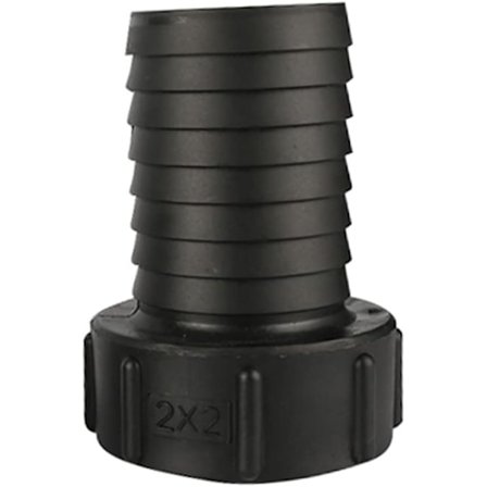 IBC Tank Slangeadapter 60mm Grov Gjenge Import til 50mm Hageslange - Ventiladapter Slangetilpasningsverktøy