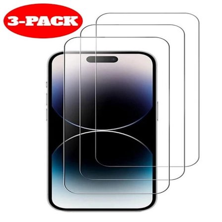 3-pack - iPhone 15 Härdat Glas Skärmskydd