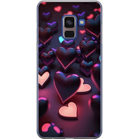 Yhteensopiva Puhelinkuori Samsung Samsung Galaxy A8 (2018) KeskiyönSydämet