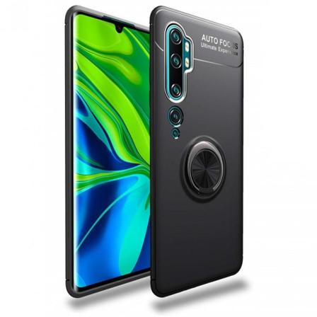 Xiaomi Mi Note 10 Praktisk støtsikker veske med ringholder V3 Black