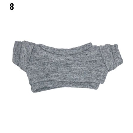 10 cm T-skjorte for dukkeklær Tegneserie dukke 8 8 8