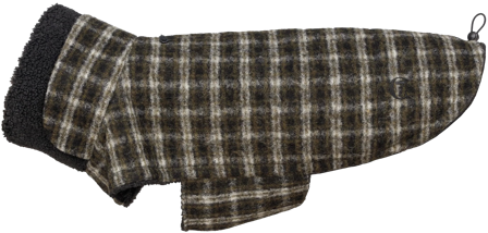 Cloud7 Dog Coat Brooklyn size 3-5 Plaid Green