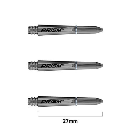 Winmau Prism 1.0 Polycarbonate Shafts | Winmau.com Extra Short / Black Tint