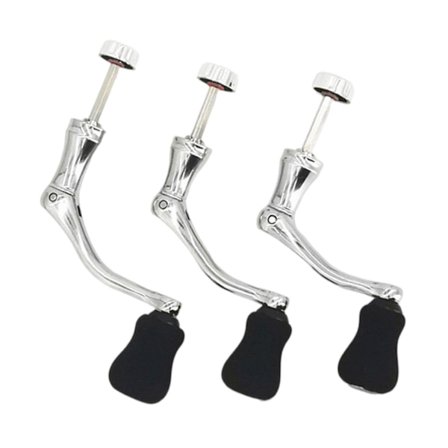 Universellt Spinnrullehandtag Metall Fiskrulle Rock Arms Grepp Knappdelar Fg {Db}_xx