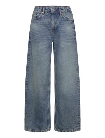 Weekday Missy Low Rise Loose Straight Leg Jeans - Blue - 32 x 34