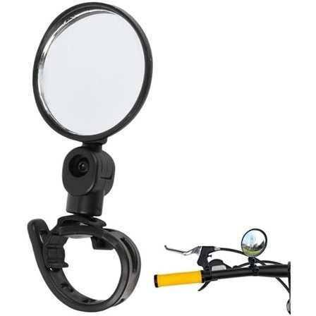 pc - sykkel speil - 8 cm - sykkel bakspeil - bakspeil - konveks speil