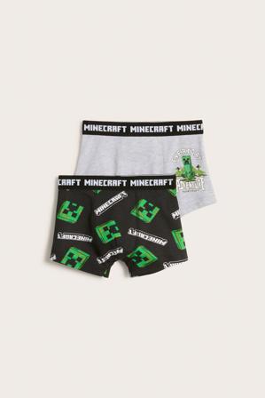 2-pk. boxere Minecraft | Gråmelert | Barn | Kappahl