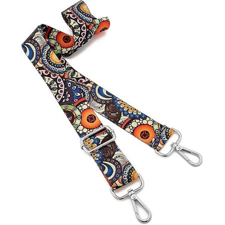 Silversölja Bred Axelrem Justerbar Axelrem Justerbart Extrabälte Crossbod