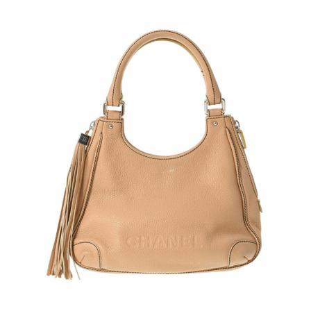 Chanel Vintage HandTass , Beige , Dames , Maat: ONE Size Vintage Tassen
