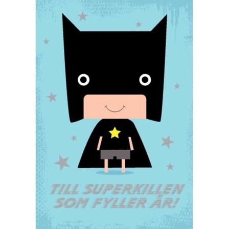 Tillykkekort, Til Superdrengen der Har Fødselsdag - Spar