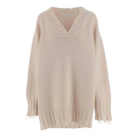Malo - Stickade Tröjor & Koftor - Beige - Dam - Storlek: S, Dam, Storlek: S