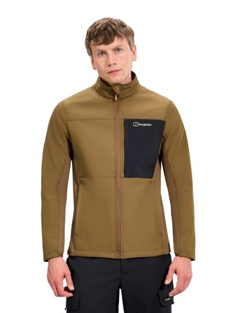 Berghaus Bg M Ghlas 3.0 Softshell Jkt - Brown - M