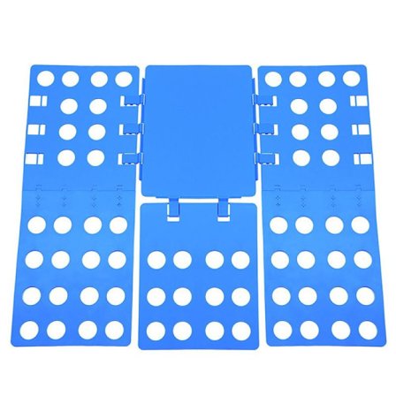 Vask brettebrett: brettebrett for å vaske skjorter, blå, sammenleggbar (klesfolder)