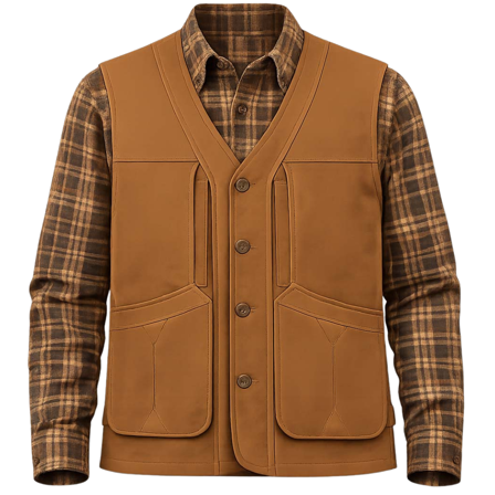 PAW of Sweden Metsästys- ja koiranohjaajaliivi, ruskea Unisex