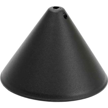 Gelia 100003960 Takkåpa med sidoskruv Svart, Belysning