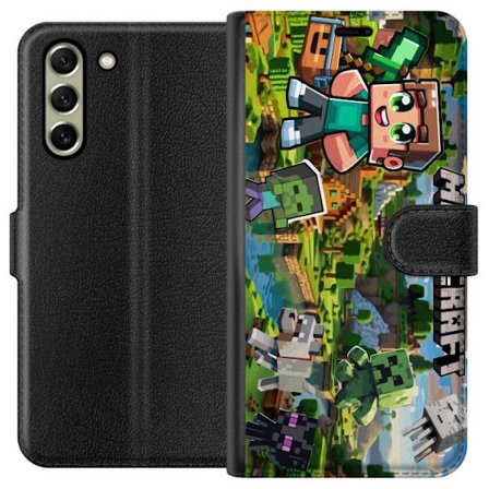 Yhteensopiva Lompakkokotelo Samsung Galaxy S21 FE 5G Lady Gaga The Fame mustavalkoinen muotokuva suurilla aurinkolaseilla minimalistisessa pop-esteett