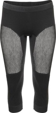 Aclima WoolNet 3/4 Longs Women Women base layer trousers Black XL