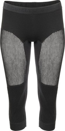 Aclima WoolNet 3/4 Longs Women Women base layer trousers Black XL