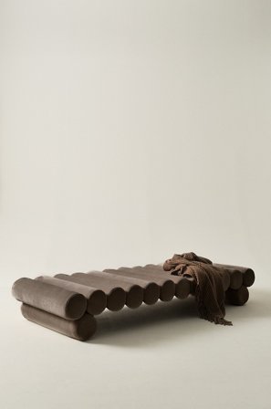 Jotex - Dagseng Varm gråbrun - SIMONETTA - Kjøp Dagsenger hos Jotex