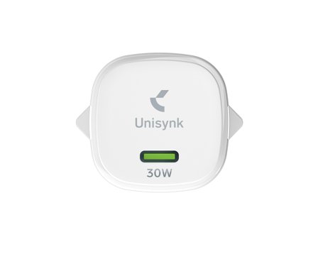 UNISYNK USB-C Wall Charger EU PD 30W White Bulk