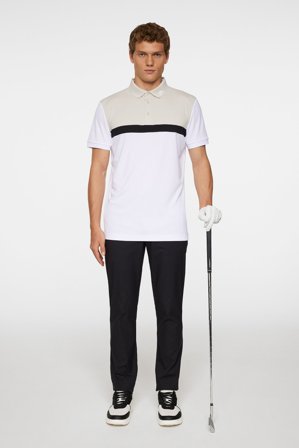 J.Lindeberg - Jeff Polo - Golf - White - Men - XXL