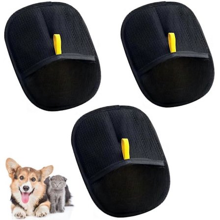 Elektrostatiske handsker til kæledyrshår, kæledyrshårfjerningshandske, alsidig, genanvendelig, dobbeltsidet fjernelseshandske til elektrostatisk (