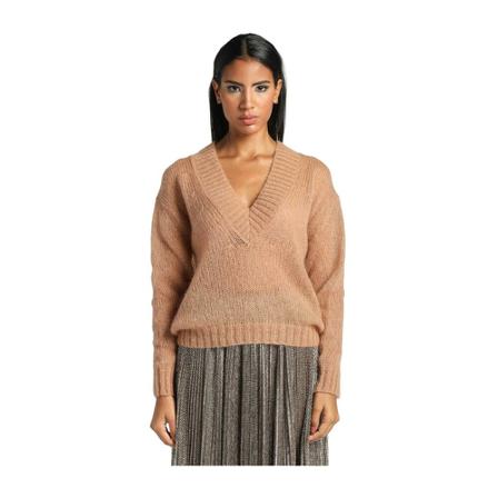 Forte Forte, V-neck Knitwear Różowy, Kobieta, Rozmiar: S