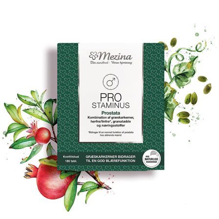 Mezina Pro-staminus 180 tabl., Helse & Madvarer, Krop & Helse, Kosttilskud