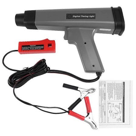 12V Digital Timing Light for bilmotor med LED-display, tenningslampe, induktiv timing L