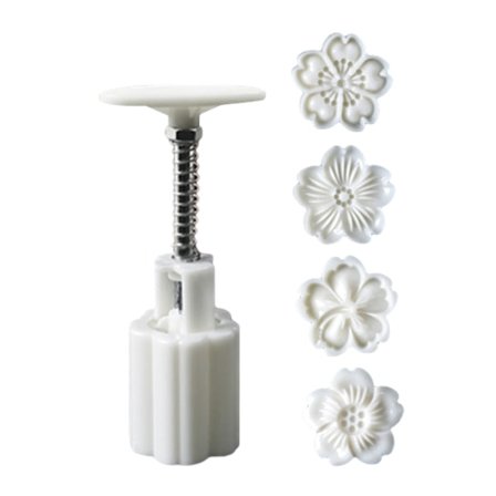 3D - blomformad form Återanvändbar bakverkskax Form för bakning