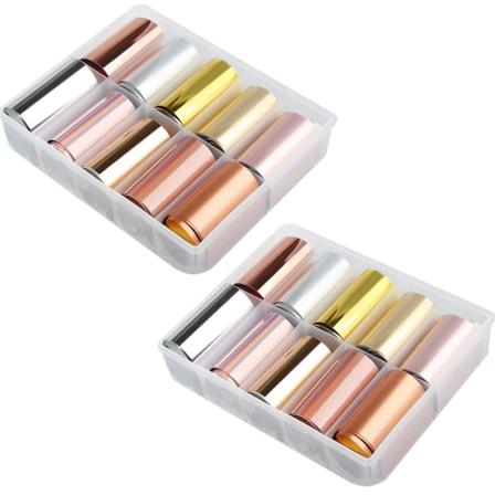 Stjärnhimmel nagelkonst folie klistermärke, färgglad tryck nageldesign överföringsfolie dekal, holografisk himmel folie dekal klistermärke nagellack 