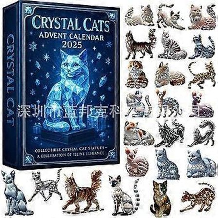 2025 Julekalender med Krystalkatte