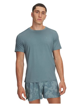 Under Armour Ua Launch Elite Shortsleeve - Blue - XL