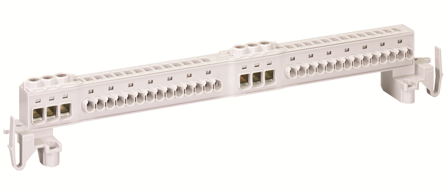 Spelsberg 79031701 Samlingsskena PE/N-klämskena 14 anslutningar, Elfördelning & strömförsörjning