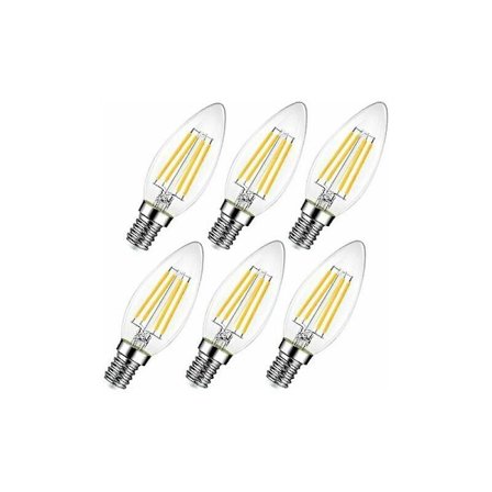 Dæmpbar LED-pære, varm hvid, 600 lm, 6 W, erstatter 60 W stearinlys LED-pære