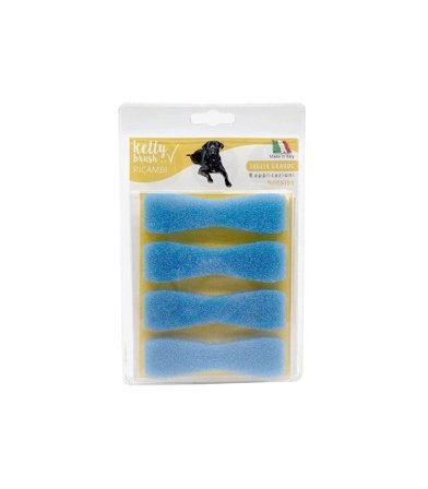 Kelly Brush Ricambi Kit Spazzolino Taglia Grande Spugne Morbide