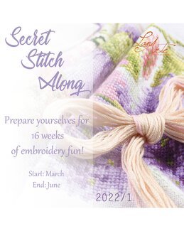 Secret Stitch Along 2022 - Aida - Lanarte